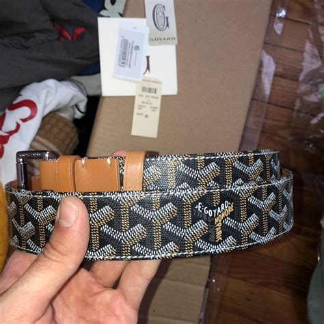 how much does a goyard belt cost|goyard men's belt.